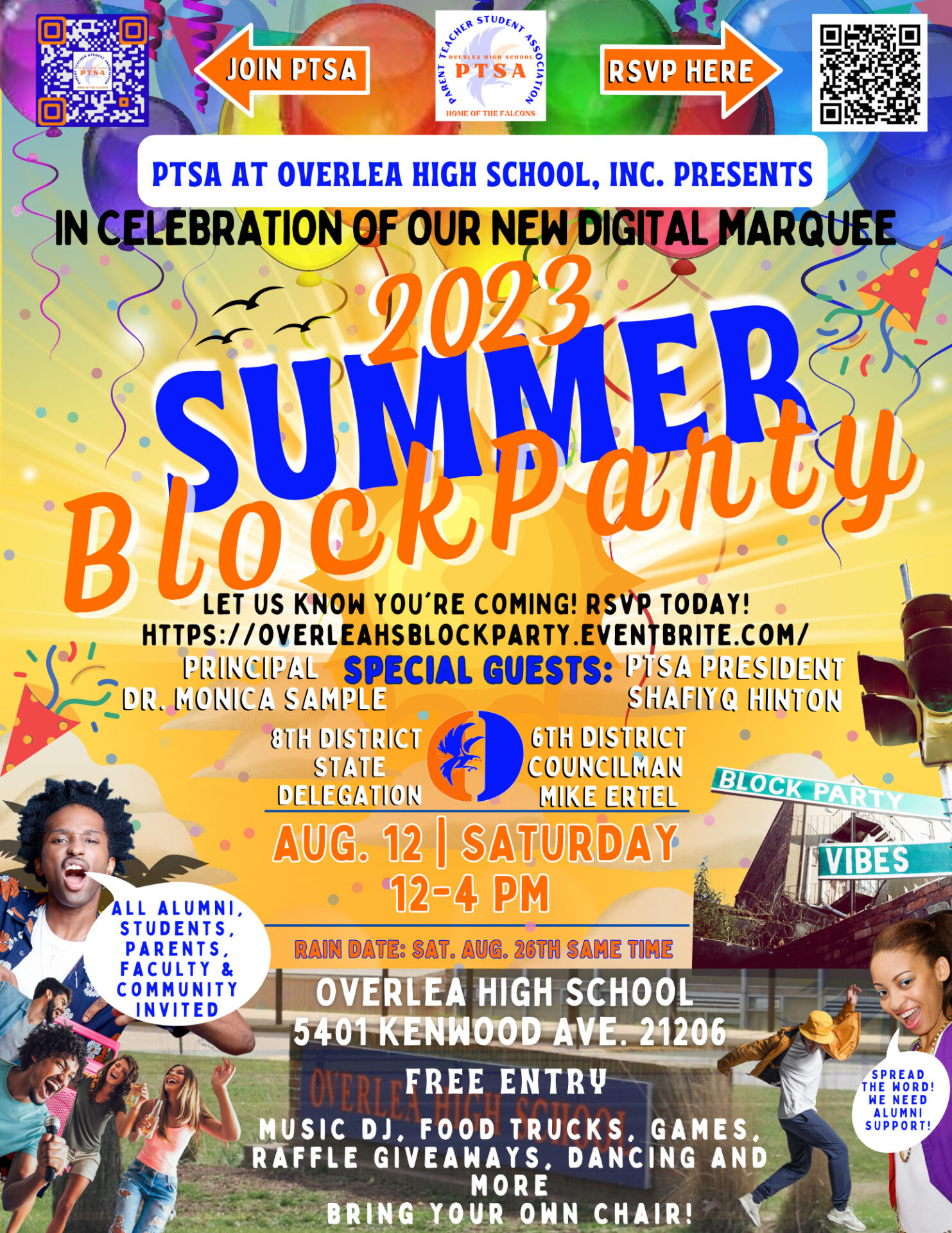 Overlea High School Summer '23 block party
