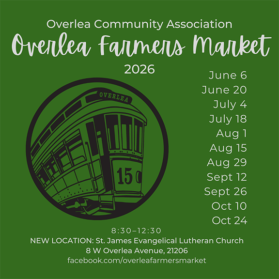 2025 Overlea Farmers Market dates